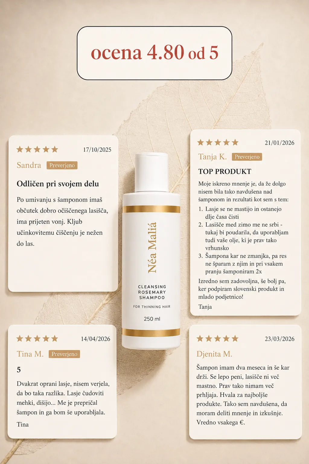 Čistilni šampon z rožmarinom