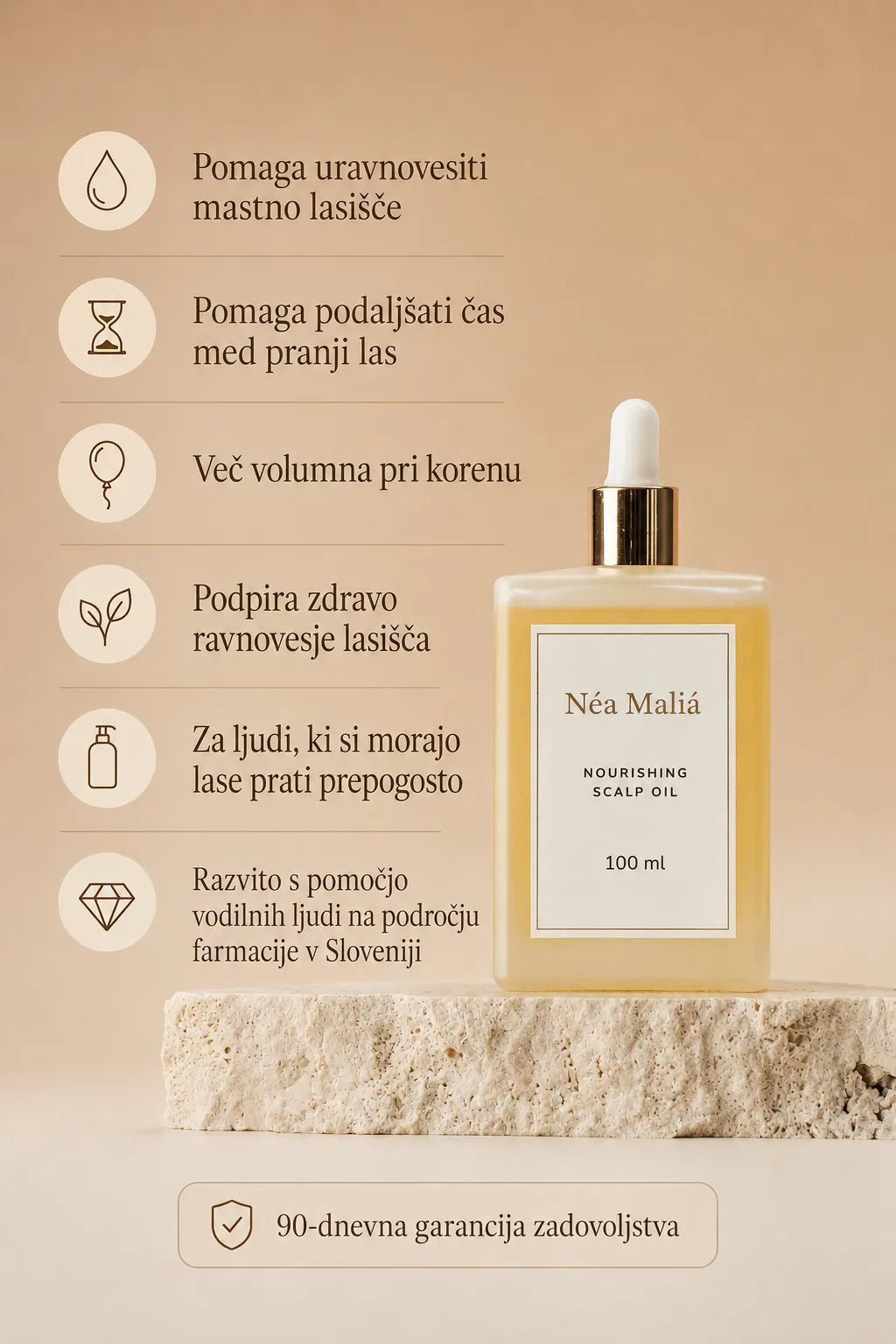 Hranilno olje za lasišče