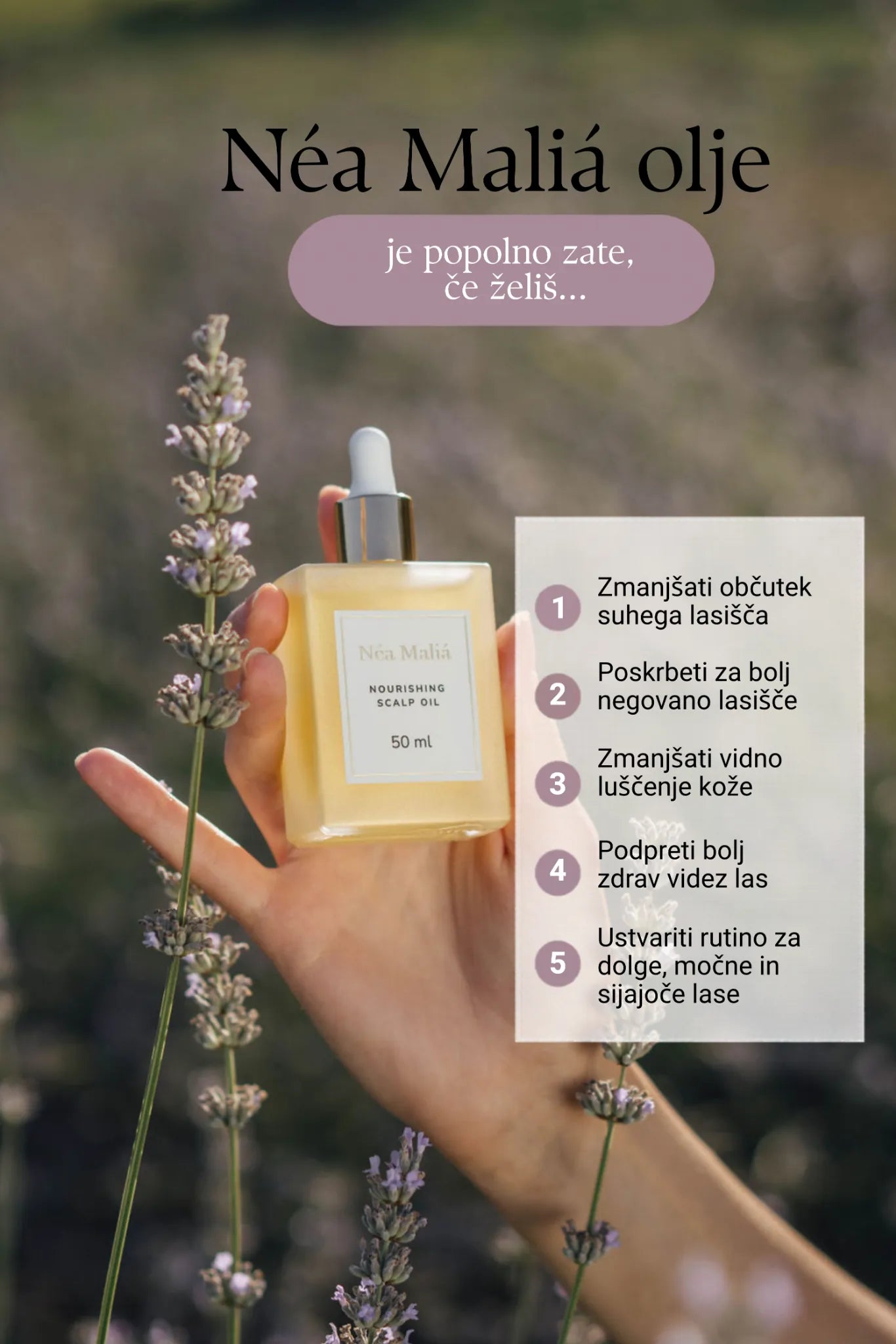 Hranilno olje za lasišče