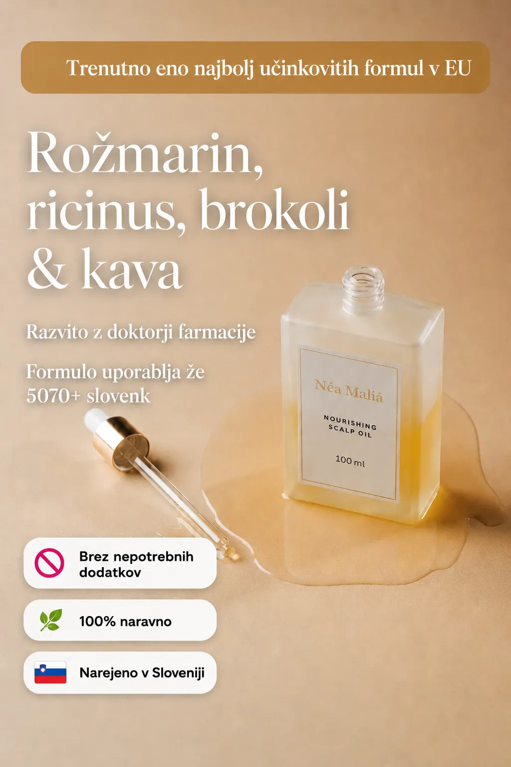 Hranilno olje za lasišče