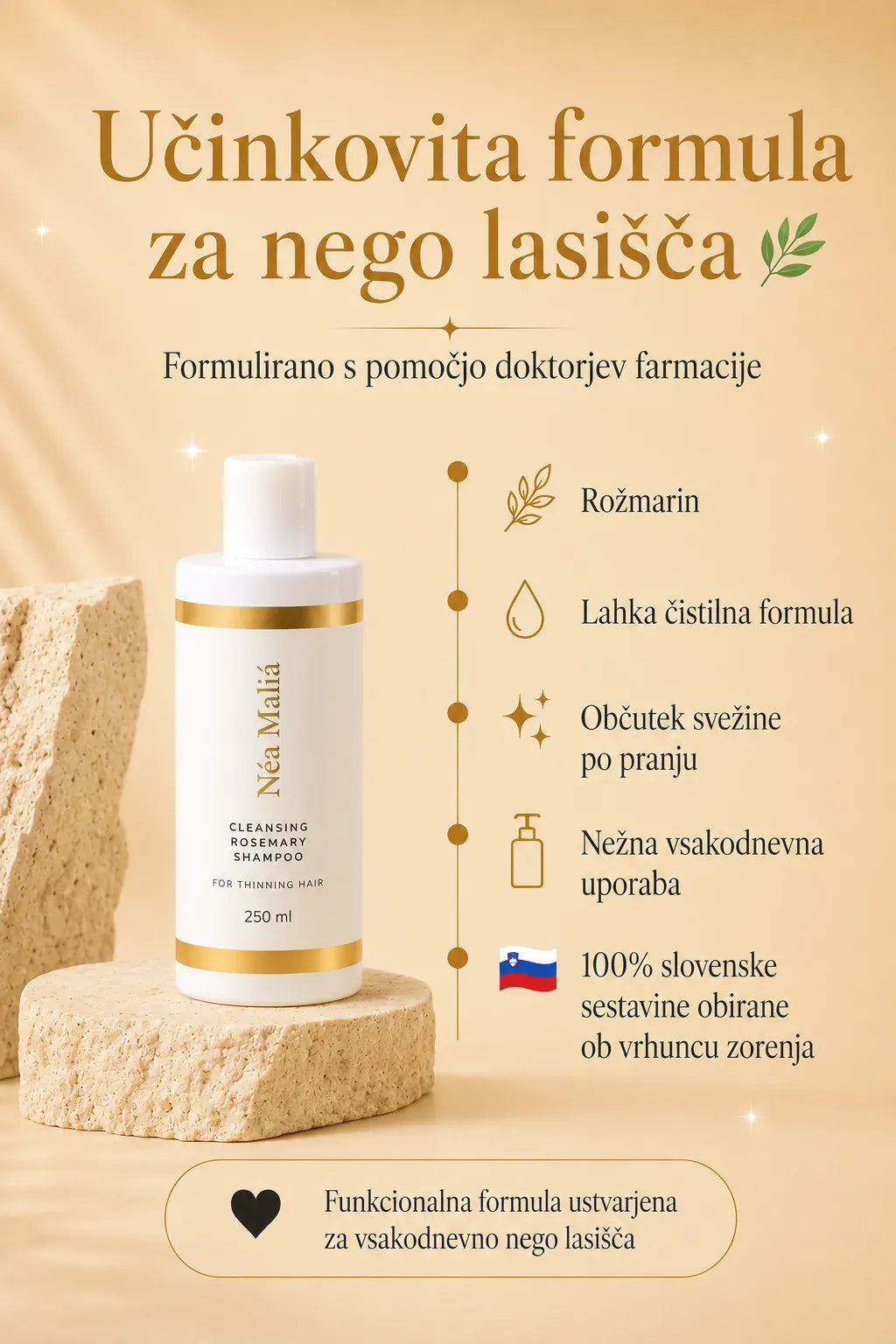 Čistilni šampon z rožmarinom