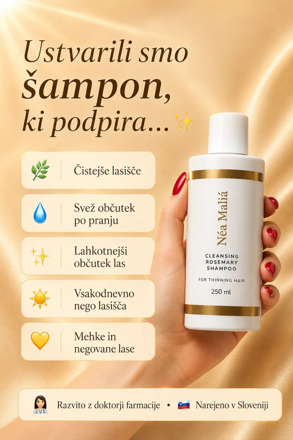 Čistilni šampon z rožmarinom