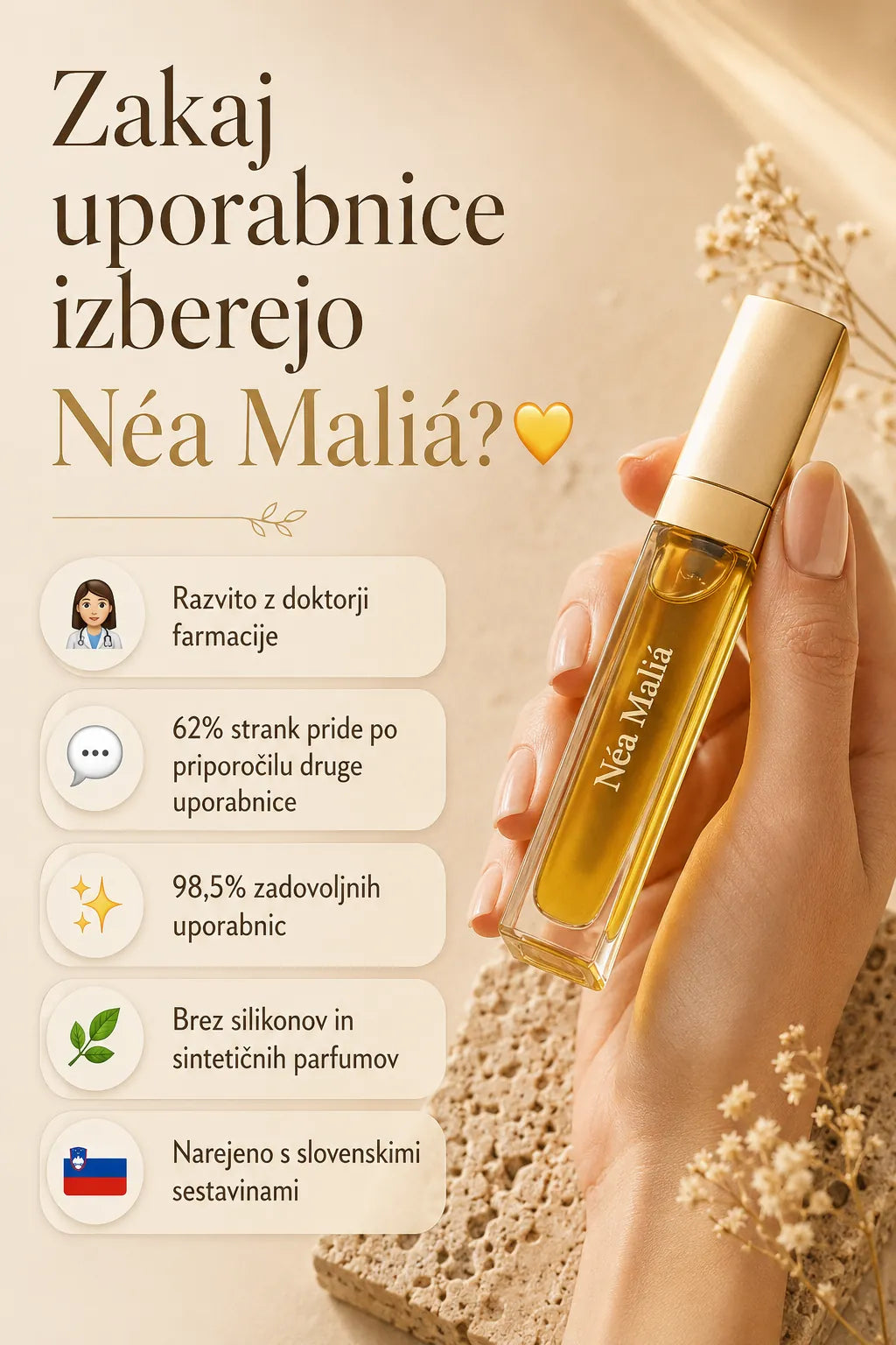 Olje za krepitev trepalnic in obrvi